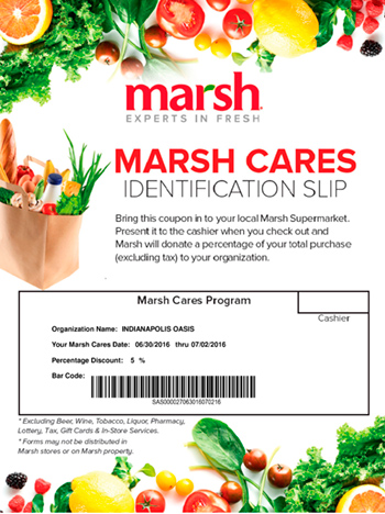 Marsh Supermarket Coupon for Oasis