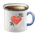 Coffee Mug with a Heart